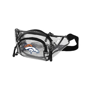 Football Denver Broncos Transport Clear Belt Bag 13" x 5" x 5" Licensed - Picture 1 of 1