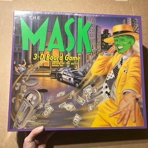 Vintage 1994 Parker Brothers The Mask Movie 3-D Brettspiel NEU VERSIEGELT - Bild 1 von 6