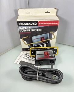 NEW Rousseau Co. Saftey Power Switch with Crash Bar Router Accessory RM3506, NOS - Picture 1 of 13