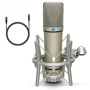 Condenser Microphone Professional Cardioid Studio Mic for Recording Podcasting - Picture 1 of 12