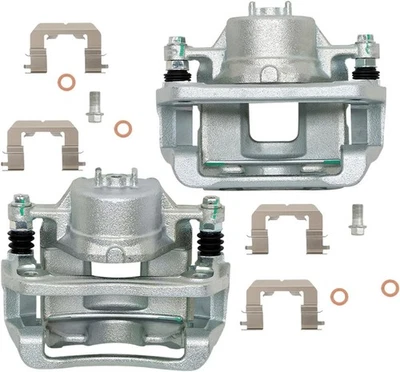 Front Disc Brake Caliper Set for 10'-12' Hyundai Santa Fe & 11'-13' Kia Sorento - Image 1 of 3