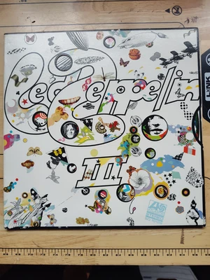 Vintage Led Zeppelin III Vinyl Record LP SD 19128 1970 Classic Rock Gatefold Foto 1 de 2