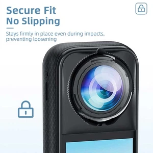 For Insta360 X5 Camera Rotating Fixed Front and Rear Lens Protection Kit - Picture 1 of 11
