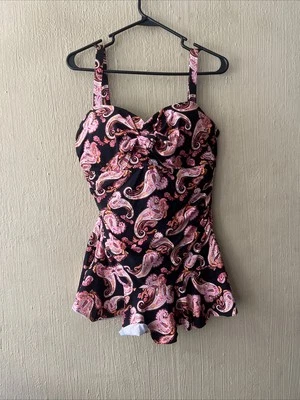 Alex Marie Vestido de baño Una pieza Traje de baño Falda Talla XL Sujetador con aros Volantes Foto 1 de 4