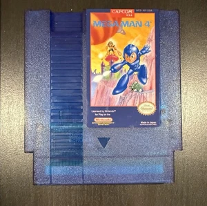 Mega Man 4 Nintendo NES With Custom Cartridge - Tested and Working - Picture 1 of 3