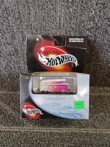 HOT WHEELS BLACK BOX VINTAGE VOLKSWAGEN MICROBUS PINK & WHITE. Broke Band  - Picture 1 of 1