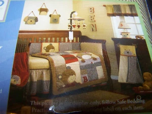 CoCalo Baby Boy Nursery Buttons Window Valance Curtain New - Picture 1 of 2