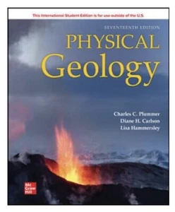 Physical Geology 17e by Charles (Carlos) C Plummer International Edition - Foto 1 di 1