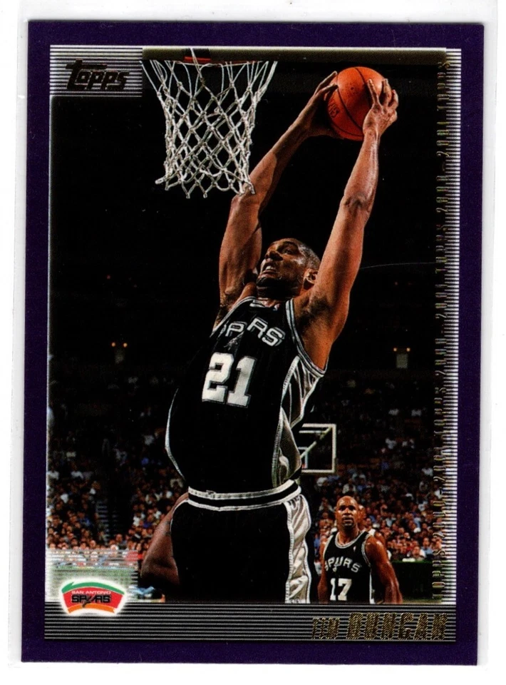 TIM DUNCAN  SPURS 2000-01 TOPPS #60 - Image 1 of 1