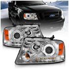 111029 Anzo Headlights Lamps Set of 2 Driver &amp; Passenger Side Left Right Pair