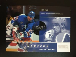1999-00 Upper Deck PowerDeck Powerful Moments Auxiliary #PM1 Wayne Gretzky - Picture 1 of 2