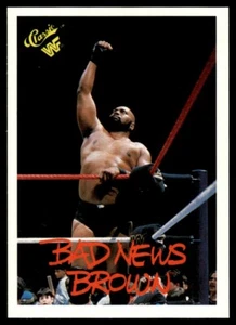 1990 CLASSIC WWF BAD NEWS BROWN #26 - Picture 1 of 2
