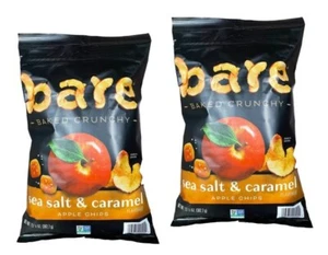2-PACK bare Baked Crunchy sea salt & caramel Apple Chips 13.5 oz each bag - Picture 1 of 3