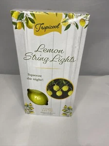 Lemon String Lights 6 Lights 3 Feet Long - Picture 1 of 3