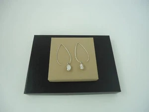 Silpada W0821 Sterling Silver 925 "Just Dropping In" Threader Earrings 2.5" Long - Picture 1 of 6
