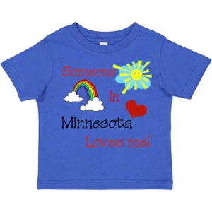 Inktastic Someone In Minnesota Loves Me! Toddler T-Shirt State Love Child Kid - Picture 1 of 11