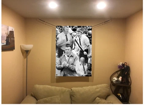 Big 44x31 JOHN MADDEN Vinyl Banner POSTER  Oakland Raiders football art al davis Cover