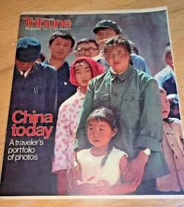 1977 CHICAGO TRIBUNE Magazine - CHINA TODAY - PHOTOGRAPHY by Stanton Cook - Imagen 1 de 10