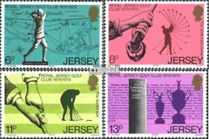 Gran Bretaña-Jersey 173-176 (edición completa) nuevo 1978 real Club de Golf