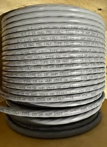 18 gauge 6 conductor UL2509 TYPE CM Hook Up Wire (Gray) - Picture 1 of 1