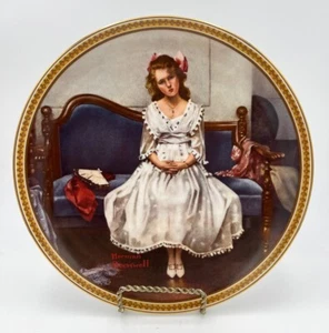 Knowles Norman Rockwells Wiederentdeckung von Frauenteller, die beim Tanz warten - Bild 1 von 4