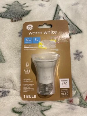 GE Led Flood Light Bulb Indoor Warm White 450 Lumens 5 Watts Clear  - Image 1 of 2