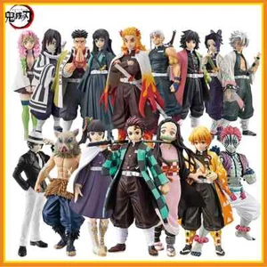 Anime Demon Slayer: Kimetsu no Yaiba Kamado Figure Tanjiro Nezuko Giyuu WITH BOX - Picture 1 of 16