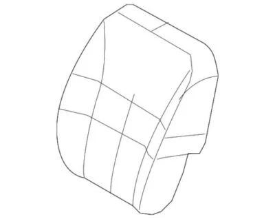 Genuine Ford Edge 2012 Front Left Seat Cushion Cover Assembly CT4Z-7864417-EA - Изображение 1 из 2