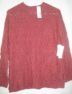 KENSIE Stitch Fix Thaunia Textured Crewneck Pullover Size Medium  NEW M-2 - Picture 1 of 5