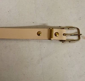 3/4"-19mm Ladies Leather Belt 37- 43'' Waist - Picture 1 of 6