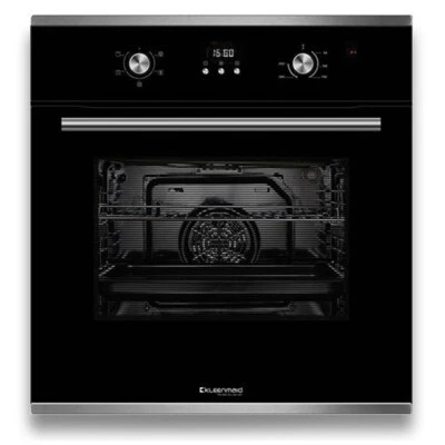Kleenmaid 75L Multi Function Fan Forced/Full Grill Glass Door Oven Black 60cm - image 1 of 2