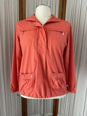 Chaqueta cortavientos Chicos Zenergy 1/4 cremallera coral naranja para mujer talla 4 (0) pequeña Foto 1 de 4