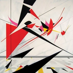 Unframed Abstract Wall Art, poster, print. Unframed Canvas, picture, home decor. - Picture 1 of 5