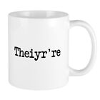Cafepress Theiyr're Their There They're Grammer Typo Mugs 11 Oz Mug (1495331145)
