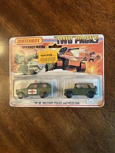 1960's Matchbox Two Pack TP-12 Military Police and Field Car Sealed 1975 - Picture 1 of 8