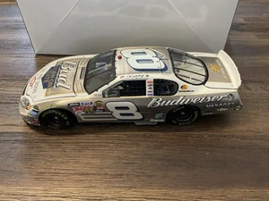 ACTION BRUSHED METAL DALE EARNHARDT JR BUDWEISER # 8 DAYTONA BORN ON FEB 20 504 - Picture 1 of 10