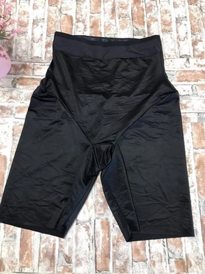 Maidenform Sz Large Tummy-Control  High Waist Thigh Slimmer 15763 Leg Black Soft - Image 1 of 4