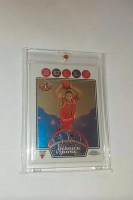 2008-09 Topps Cromo Derrick Rose RC #181 Paquete Fresh Grade It Bulls 🔥HOF MVP Foto 1 de 2