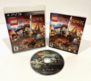 LEGO THE LORD OF THE RINGS PS3 SONY PLAYSTATION 3 COMPLETE W/ MANUAL WB GAMES - Picture 1 of 5