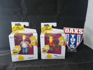 The Simpsons Homer & Bart Simpson (Wave 1) 2,5" Figur von Jakks Pacific Konvolut  - Bild 1 von 2