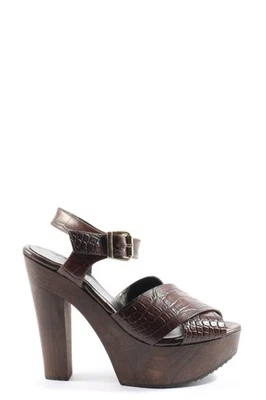 MINELLI Sandalias de tacón alto Mujeres Sandalias de tacón Talla EU 35 marrón - Imagen 1 de 4