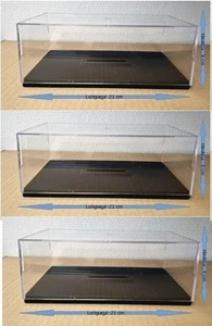 3er Set Vitrinenbox 1/24 Länge 21 cm Höhe 8 cm NEU - Bild 1 von 5