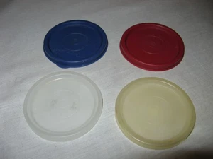 De colección Tupperware Vaso Snack Cup Tapa de Repuesto Lote De 4 Serie 297 - Imagen 1 de 2