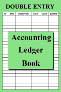 Accounting Ledger Book Double Entry: 6 Columns Double Entry Acco - Picture 1 of 1