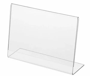 FREE SHIP!!  6x4 and 7x5 acrylic slanted horizontal picture frames by the dozen! - Picture 1 of 8