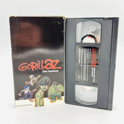 Gorillaz Clint Eastwood Tomorrow Comes Today Promotional VHS Tape 2000 Promo - Image 1 of 4