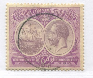 Bermuda  KGV 1920 6d used - Picture 1 of 1