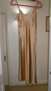 ALAIN MANOUKIAN GOLD DRESS SIZE FR 36/ US 6/MEX 26 - Picture 1 of 4