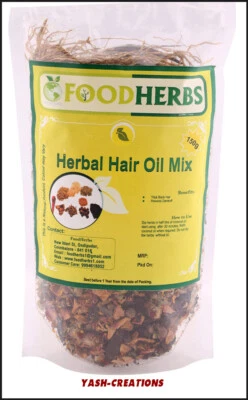 Foodherbs Herbal Hair Oil Mix (Make your own natural hair oil) (18 vital herbs) - Image 1 of 3