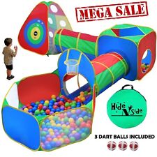 Gift Kids Ball Pit Play House Tents, Tunnels, Boys Dart/Target Wall FAST SHIP!